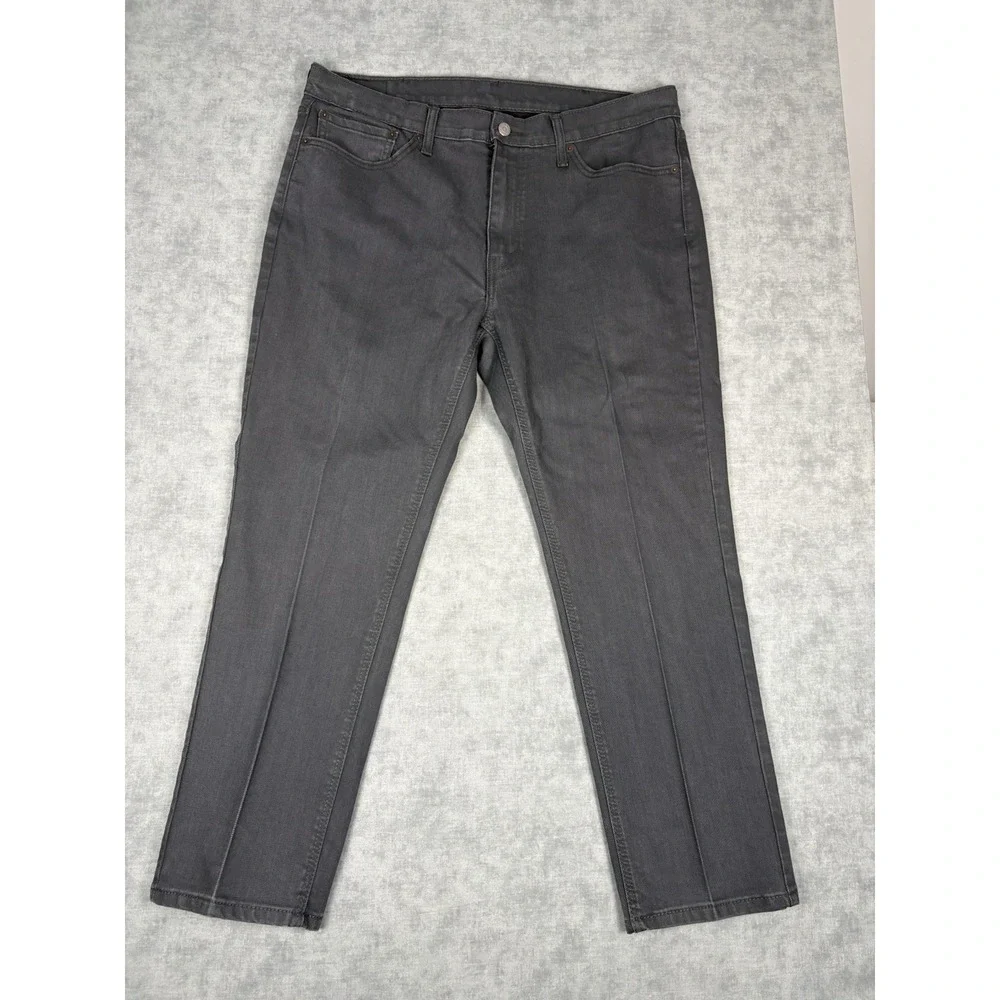 Levi's 541 Men's Jeans 38x30 Charcoal Gray Athletic Taper Stretch Denim